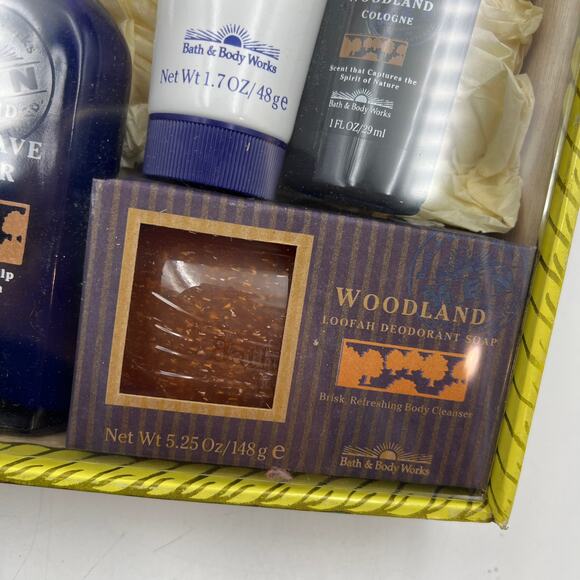 Bath & Body Works Men's Woodland Set Vintage 90s New RARE - Picture 5 of 14